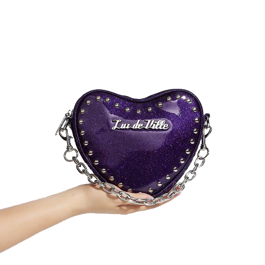 TAINTED LOVE TINY TOTE- POISONOUS PURPLE