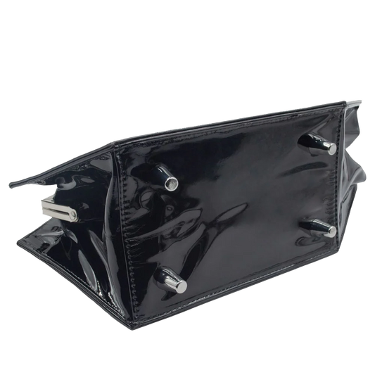 Vampira Skull Kiss Lock Deluxe Coffin Handbag