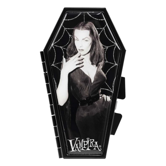 VAMPIRA COBWEB GLITTER COFFIN COMPACT