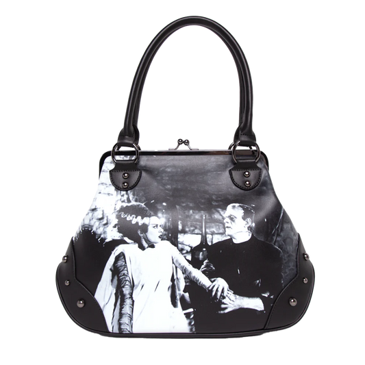 BRIDE AND FRANKENSTEIN'S MONSTER HANDBAG