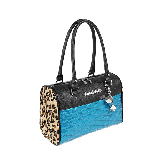 VILLAIN BLUE SPARKLE ATOMIC TOTE MEDIUM