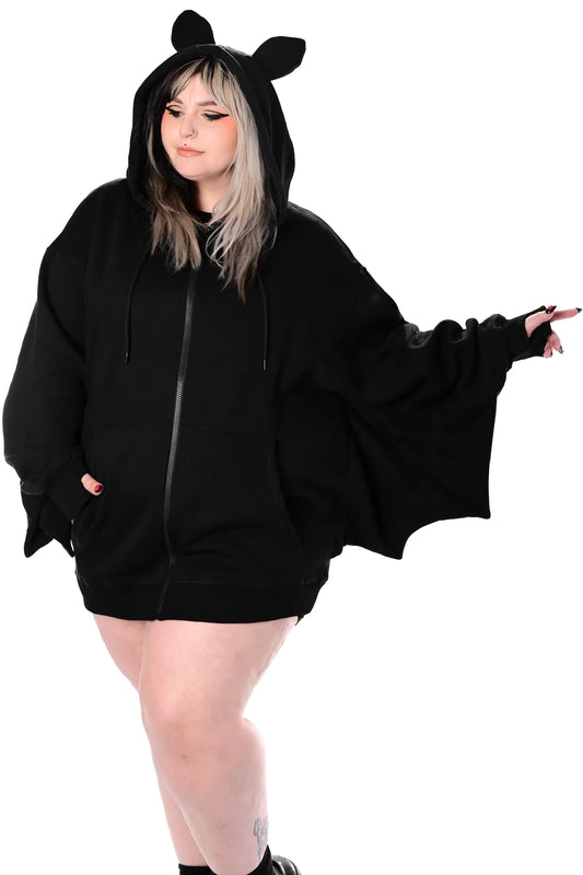 Foxblood Batwing Hoodie
