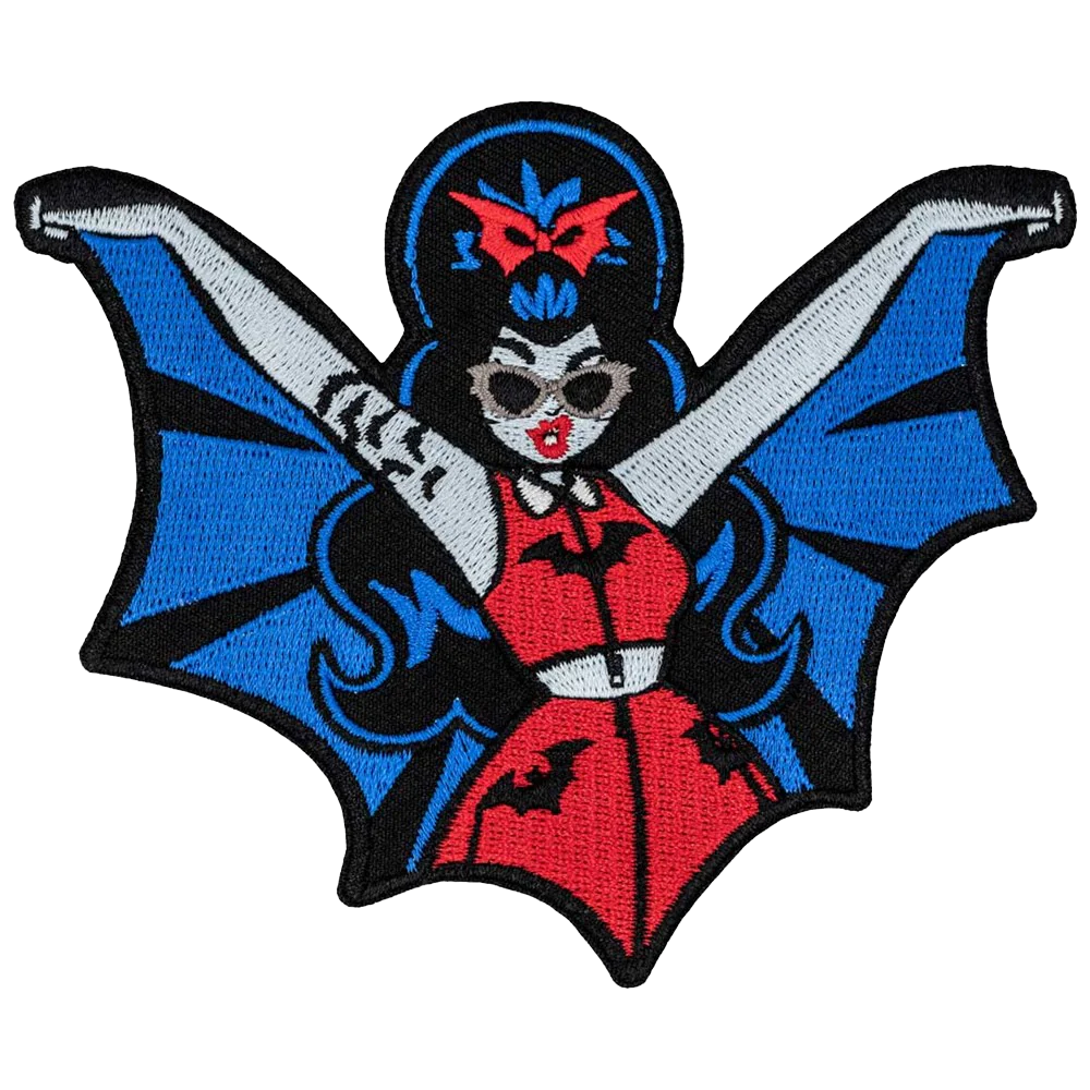 VAMPIRE GIRL BATWING PATCH