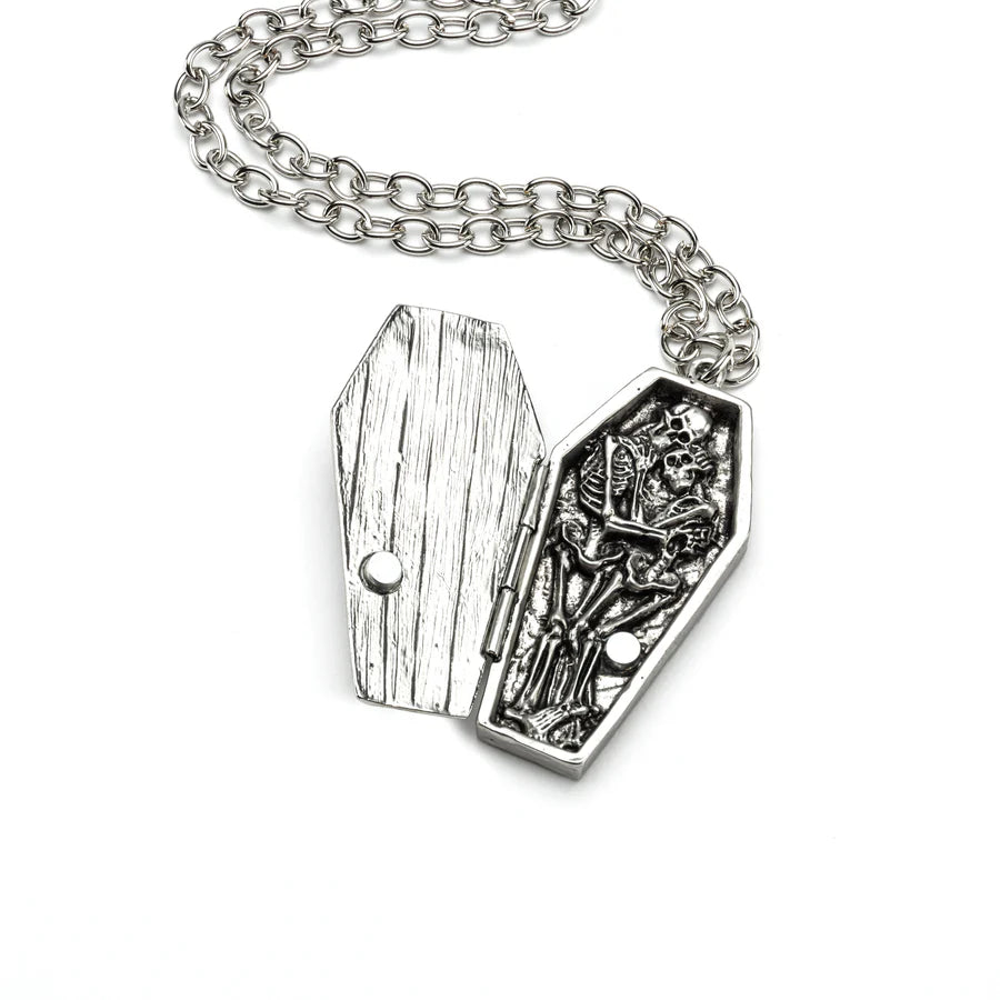 Till Death Coffin Pendant