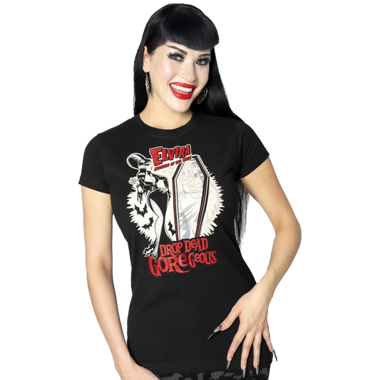 Elvira Drop Dead Women's Tshirt