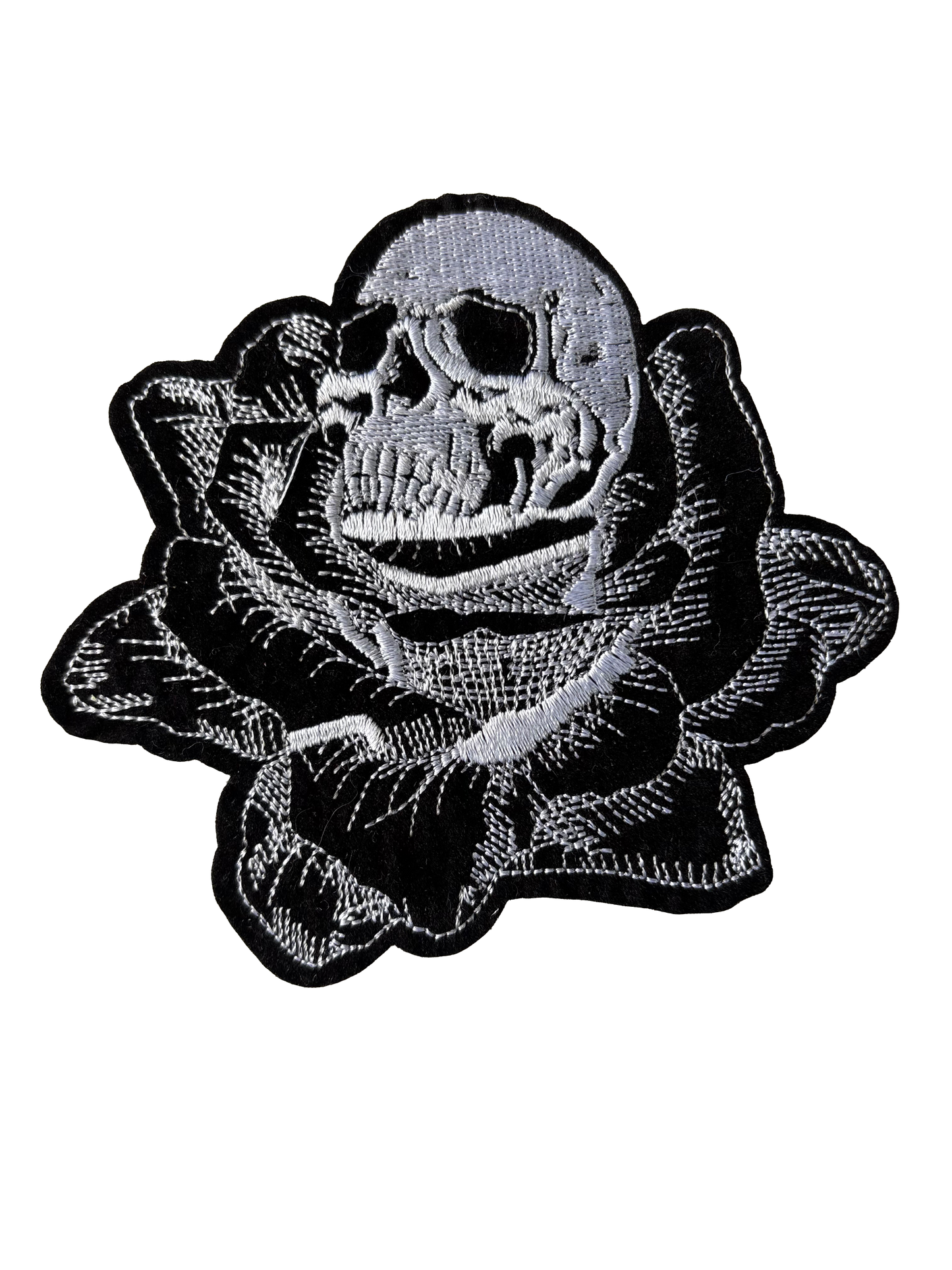 Skull in Flower Patch