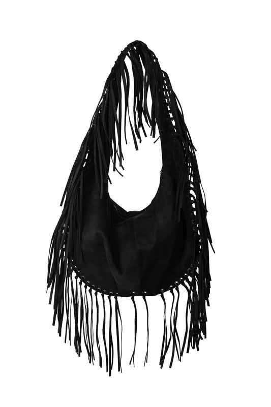 Foxblood Fringe Shoulder Bag