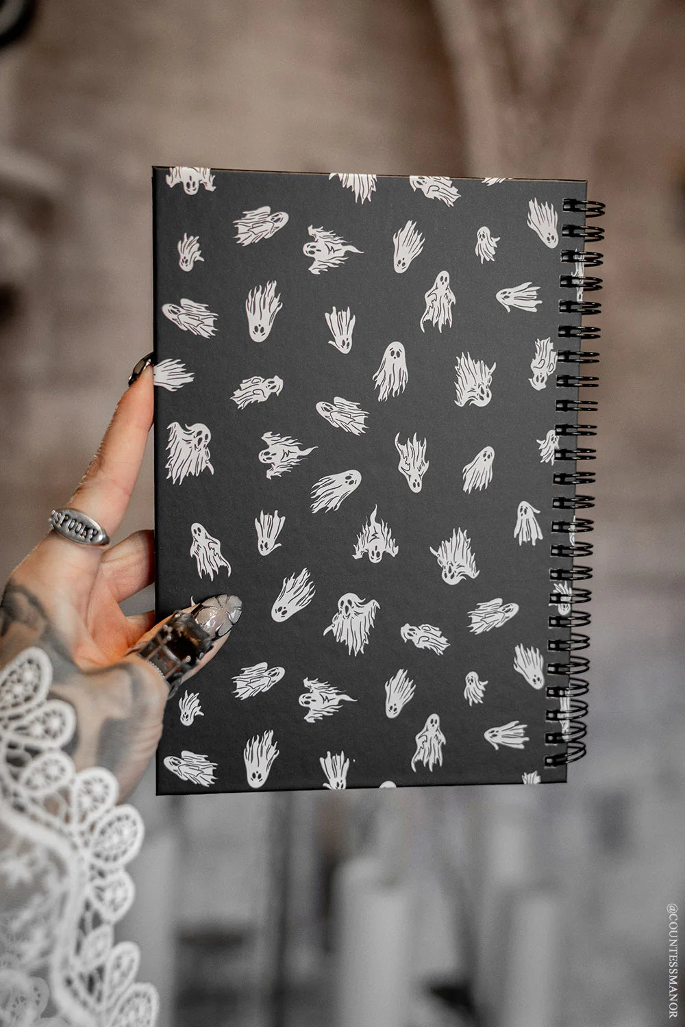 Ghost Love Spiral Notebook