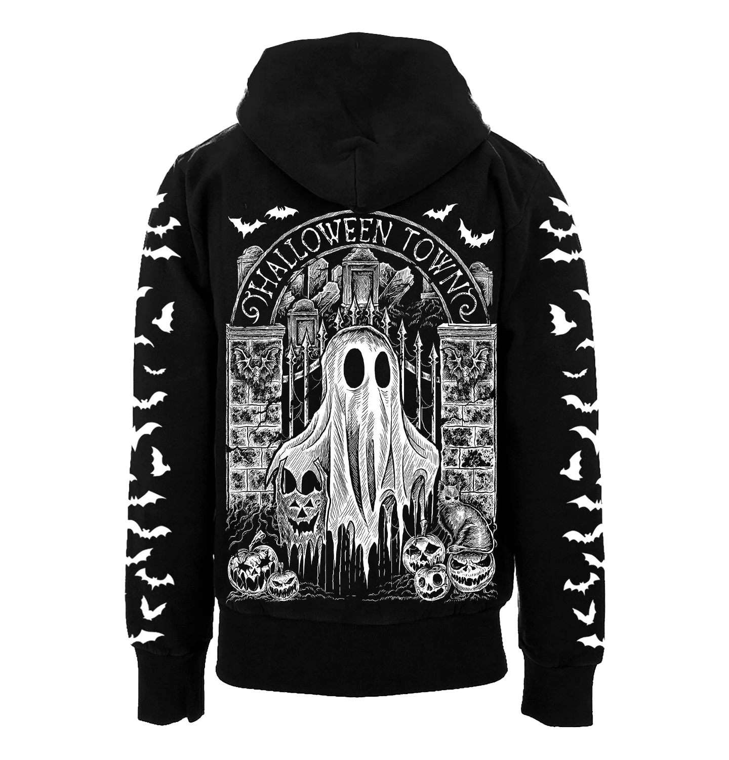 Halloween Town Ghostie Zip Up Hoodie