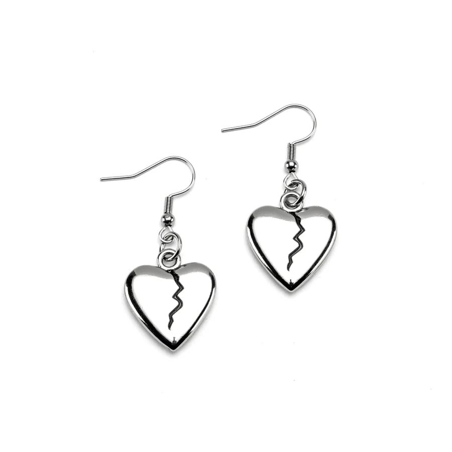Broken Heart Earrings