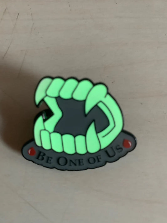 Lost Boys Vampire Teeth Enamel Pin