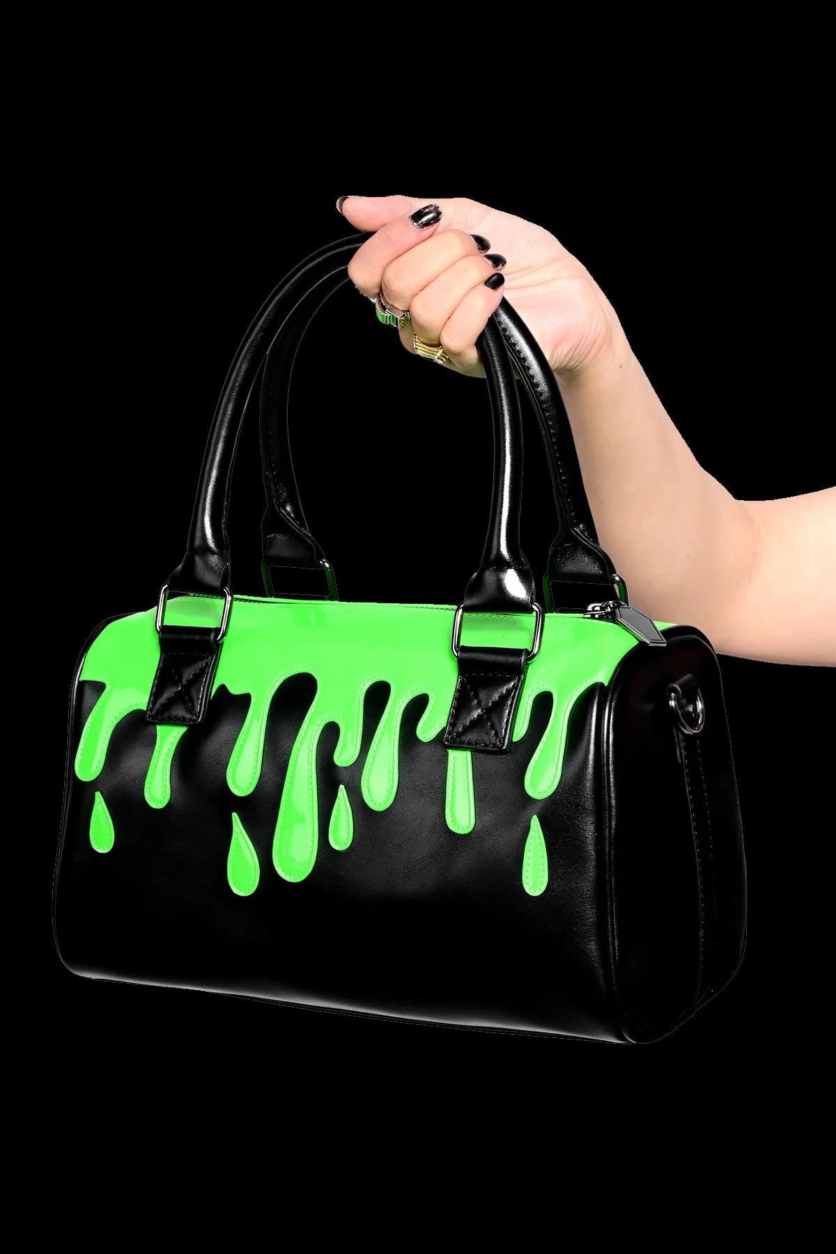 Green Slimed Mini Bag