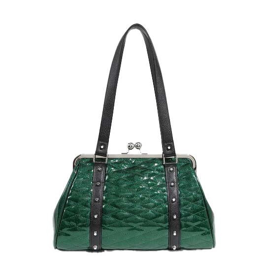 VENUS GREEN SPARKLE LOVE BIRD KISS LOCK