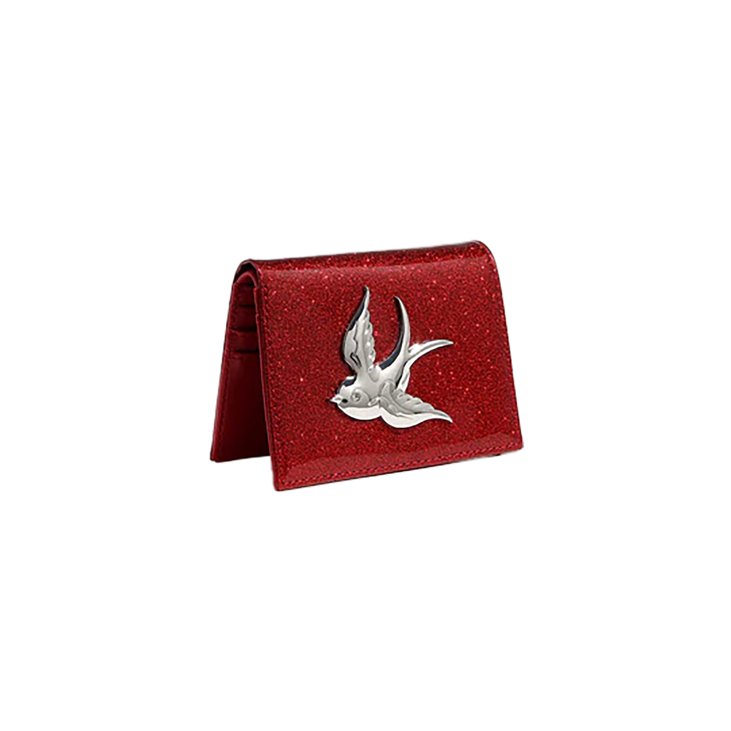 RED RUM SPARKLE LOVE BIRD MINI WALLET