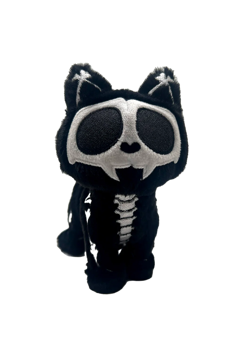 Skelekitty Plush Keychain