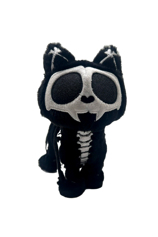 Skelekitty Plush Keychain