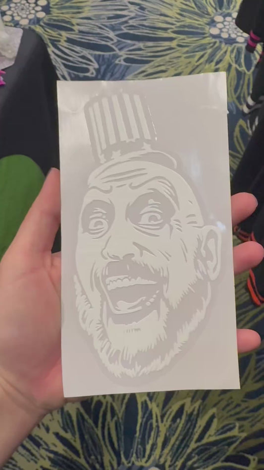 Captain Spaulding Clown Sticker