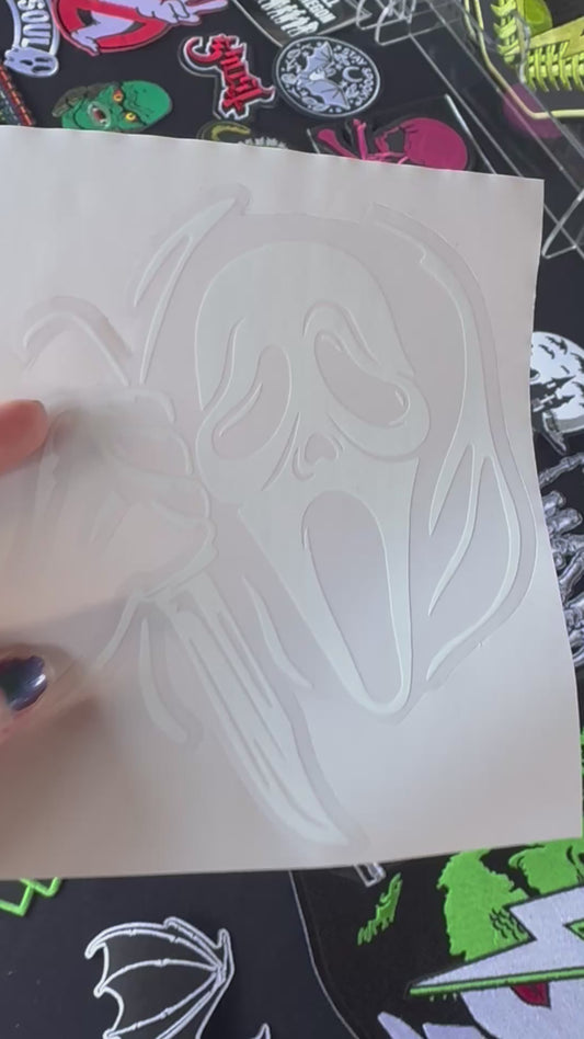 GhostFace White Sticker