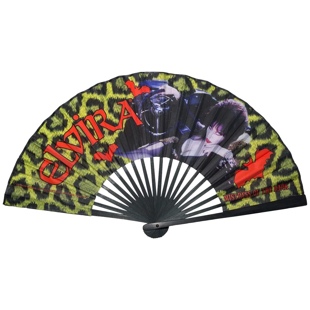 Elvira Red Fabric Fan