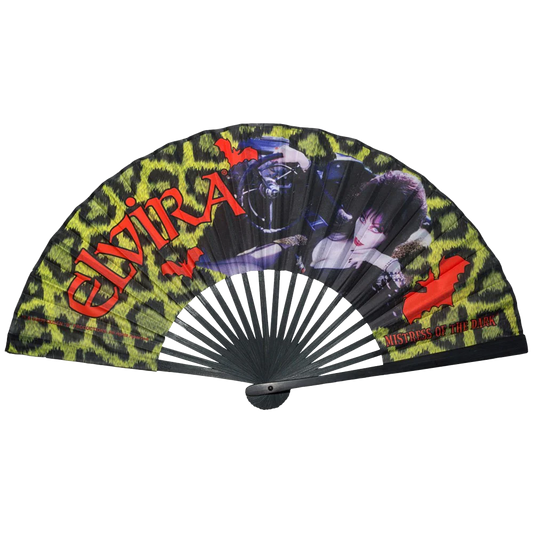Elvira Red Fabric Fan