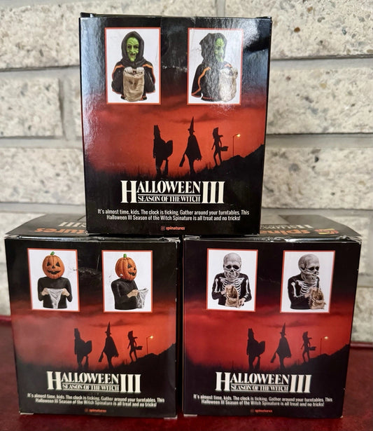 Halloween III Season Of The Witch: Waxwork Spinature Vinyl Figure Set Of 3