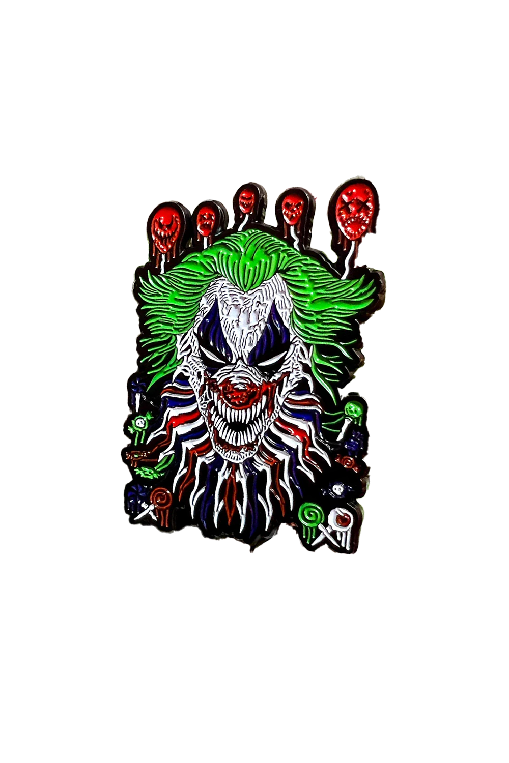 Killer Clown Enamel Pin