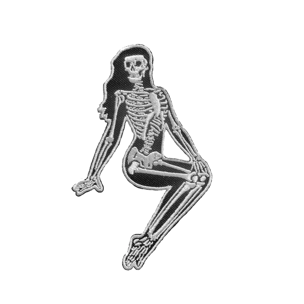 Skelli Girl Sitting Patch