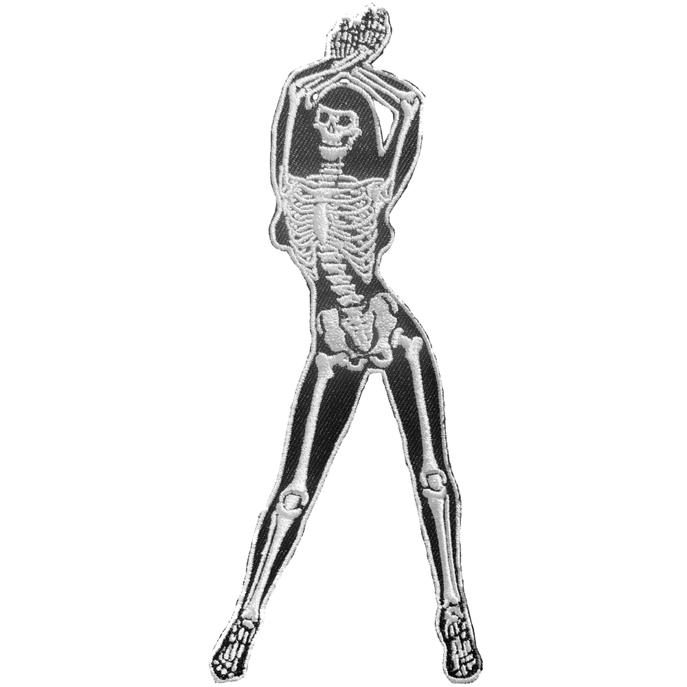 Skelli Girl Arms Up Patch