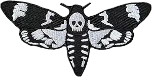 Death Moth Skull Patch