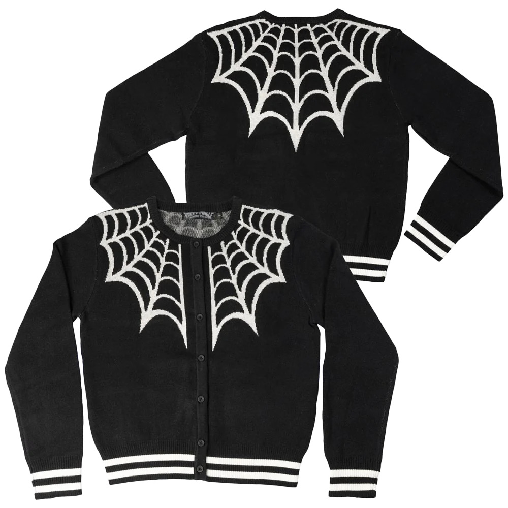 SPIDER WEB CARDIGAN
