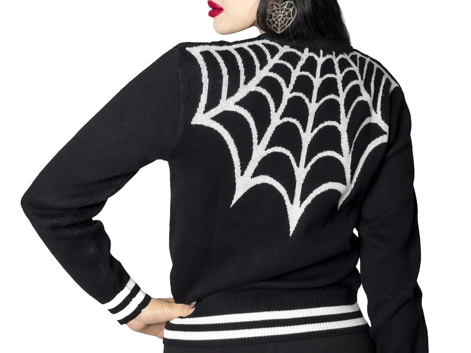 SPIDER WEB CARDIGAN