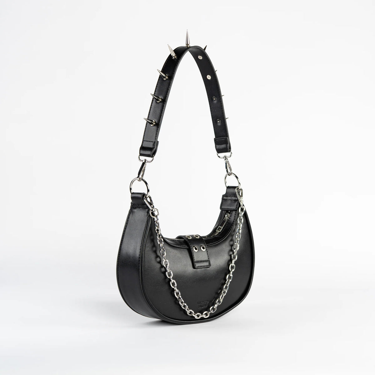 Wicked Misfit Chain and Spikes Handbag/Shoulder Bag