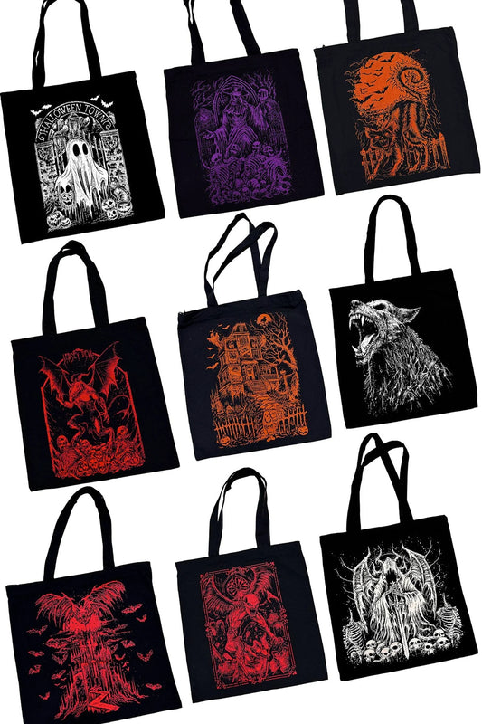 Vampire Zip Tote Bag