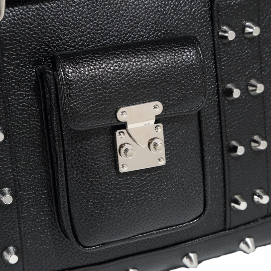 BLACK WEEKENDER TOTE MEDIUM