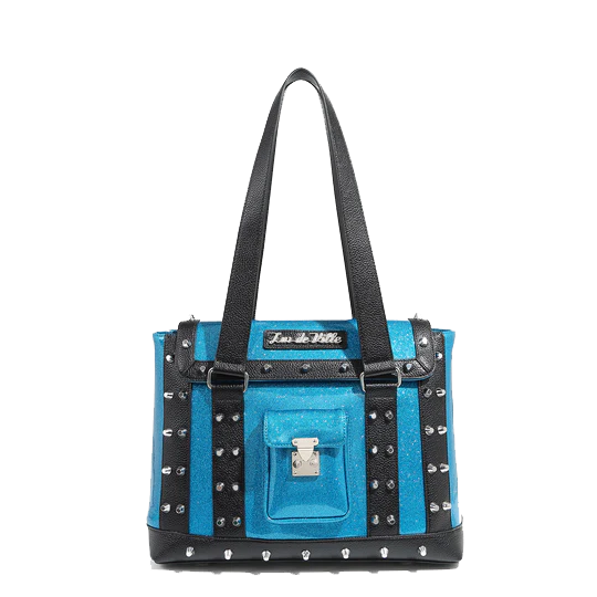 Villain Blue Sparkle Weekender Tote Medium