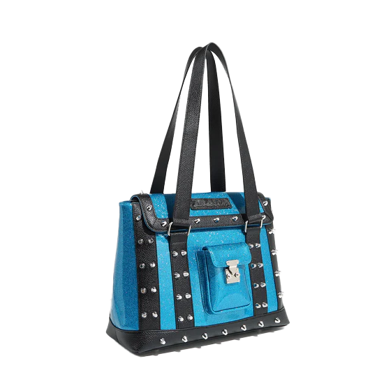 Villain Blue Sparkle Weekender Tote Medium