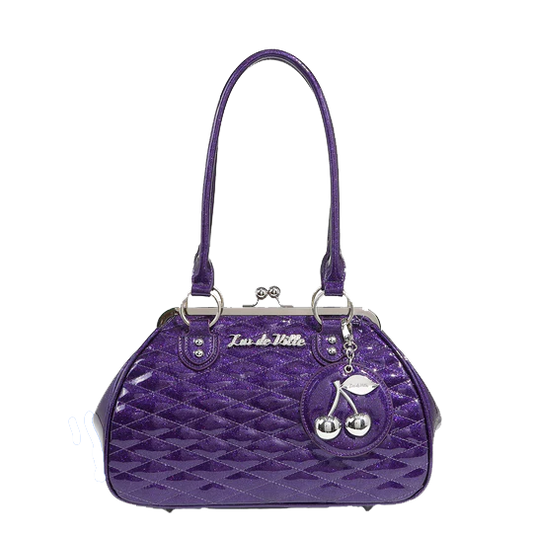 POISONOUS PURPLE SPARKLE WILD CHERRY KISS LOCK