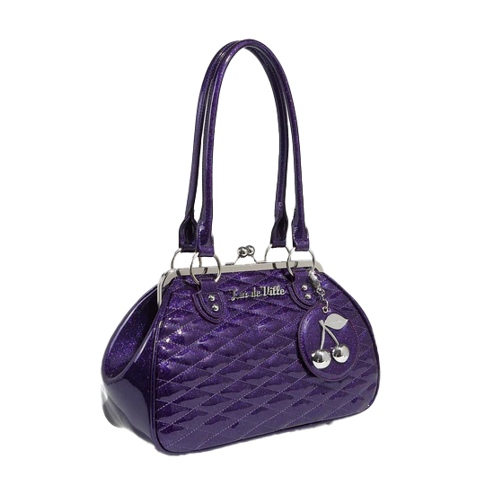 POISONOUS PURPLE SPARKLE WILD CHERRY KISS LOCK