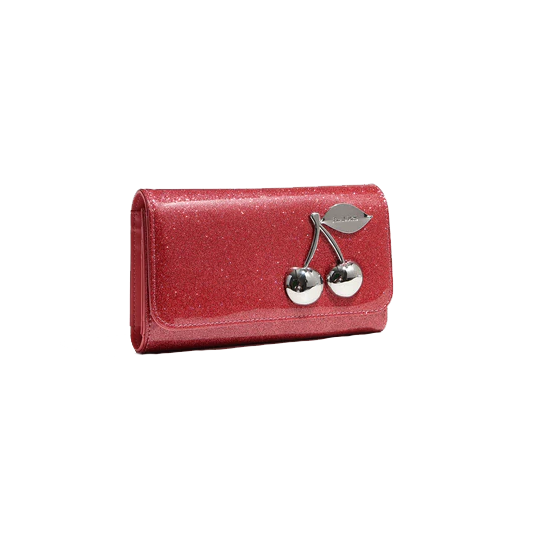 PINK BUBBLY SPARKLE WILD CHERRY WALLET