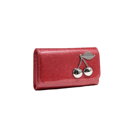 PINK BUBBLY SPARKLE WILD CHERRY WALLET