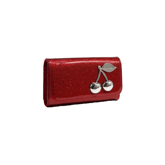 RED RUM SPARKLE WILD CHERRY WALLET