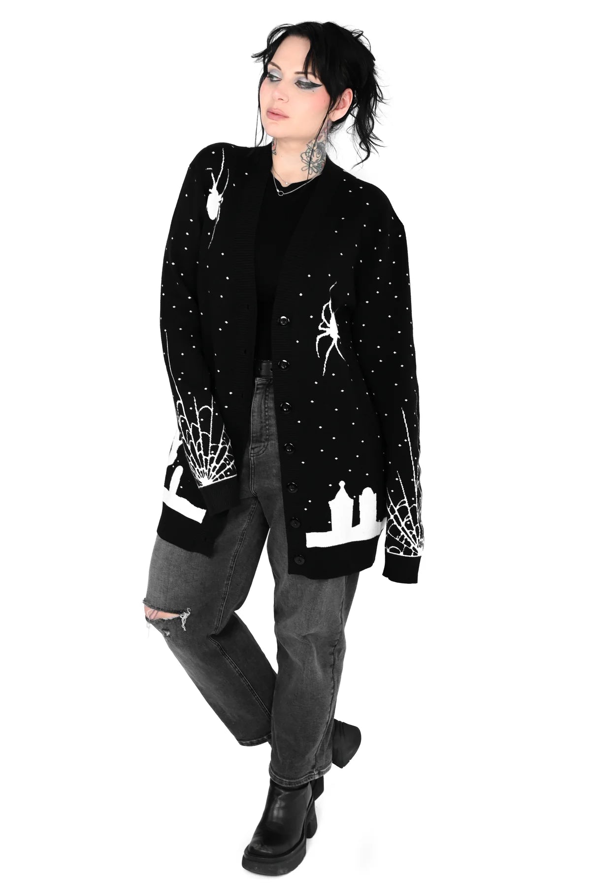 FOXBLOOD Old Burial Ground Cardigan Sweater