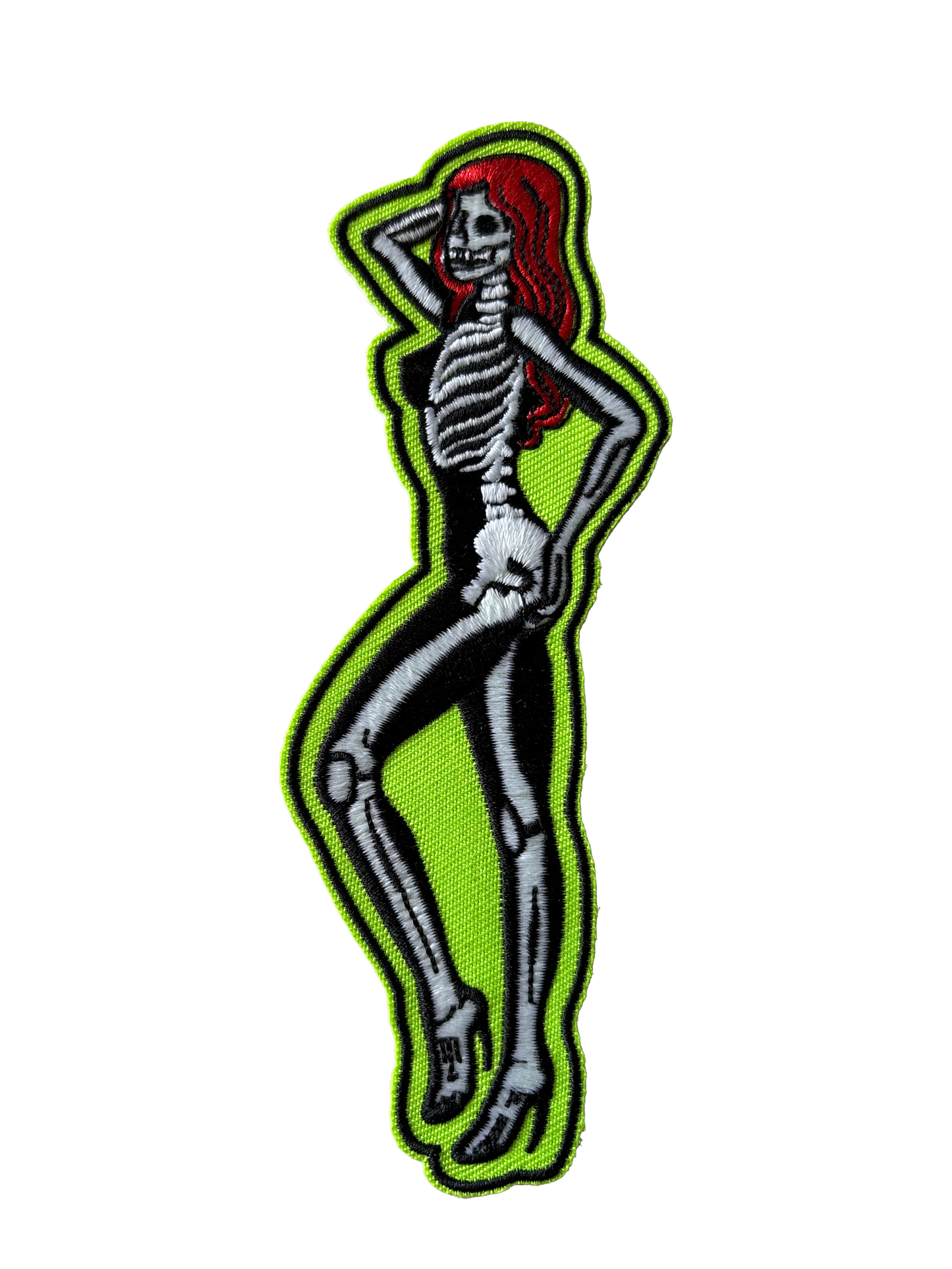 Pin Up Skeleton Patch
