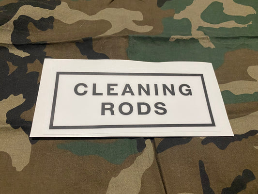 CLEANING RODS DECAL