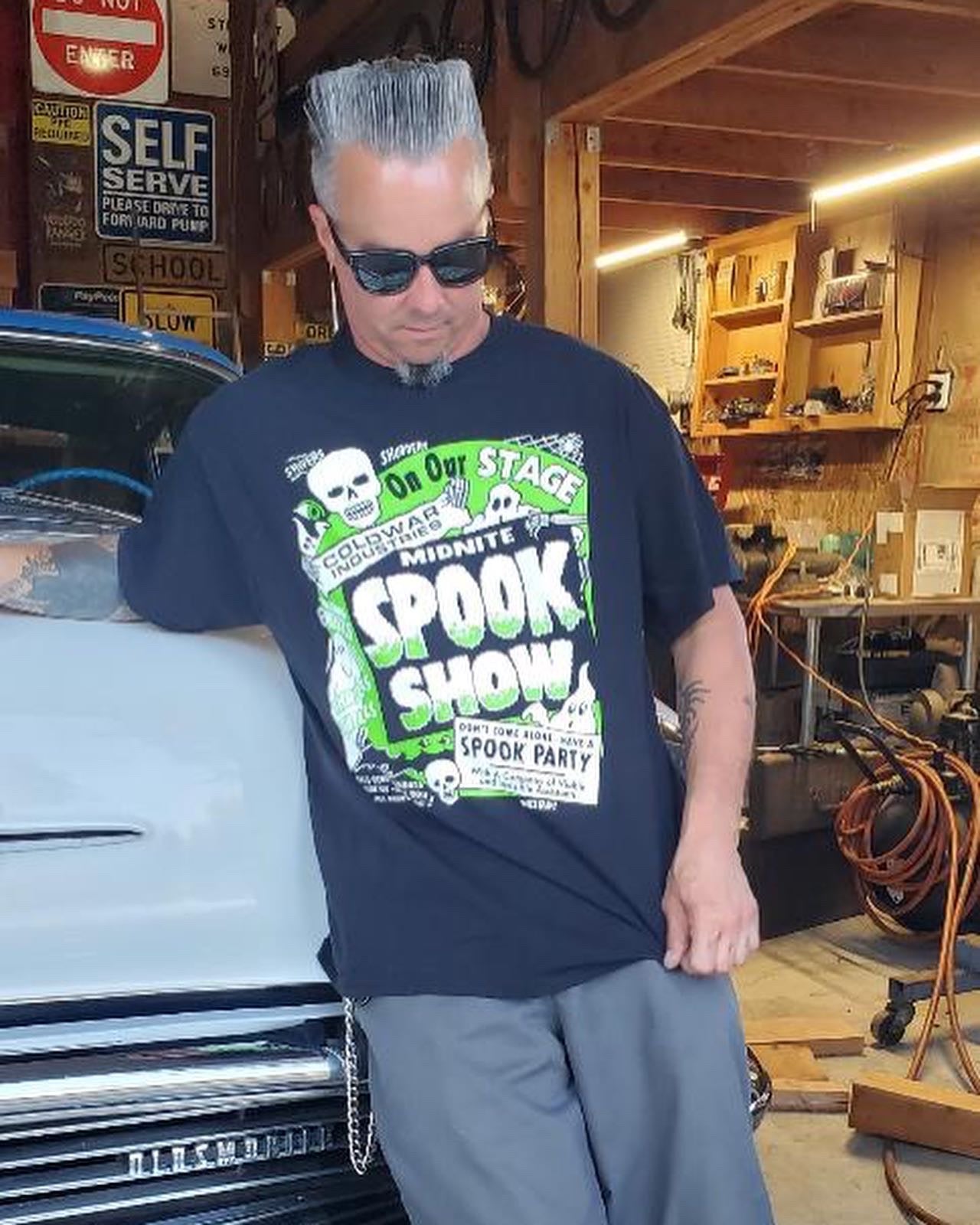 GLOW IN THE DARK SPOOK SHOW T-SHIRT