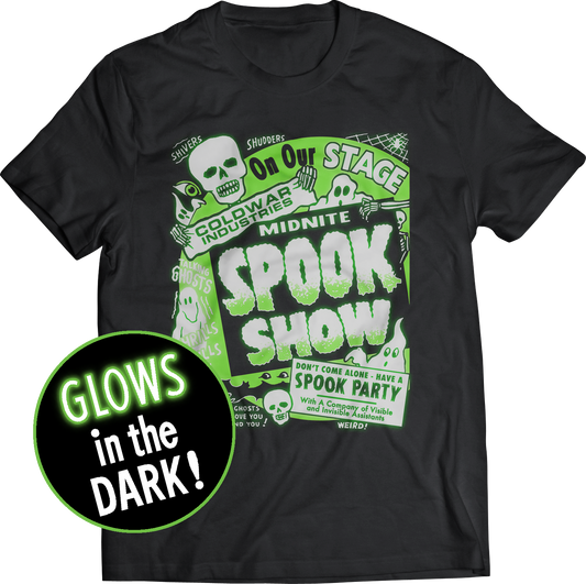 GLOW IN THE DARK SPOOK SHOW T-SHIRT