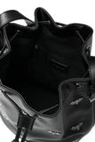 Bat Studded Bucket Bag