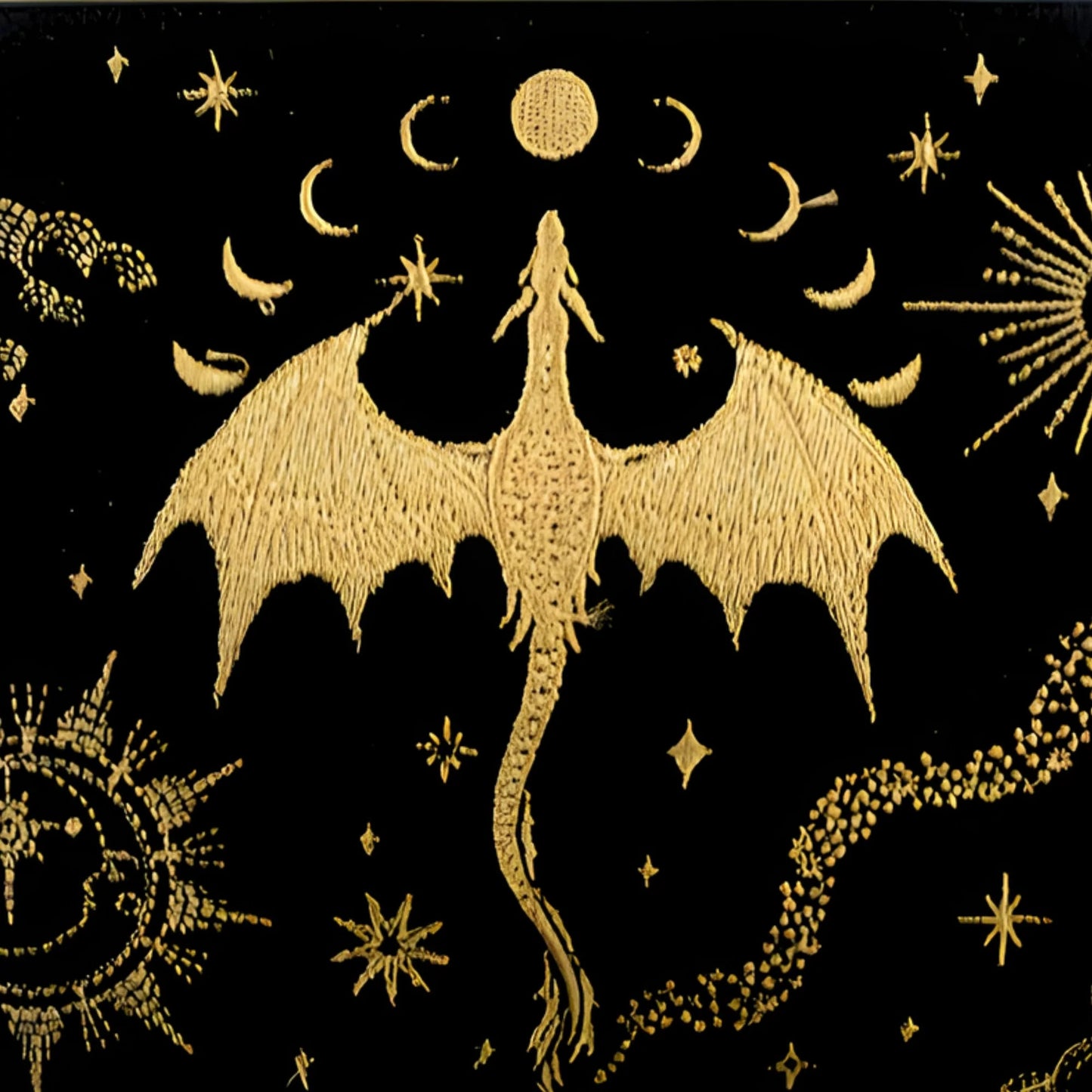Mystical Dragon Kisslock Bag