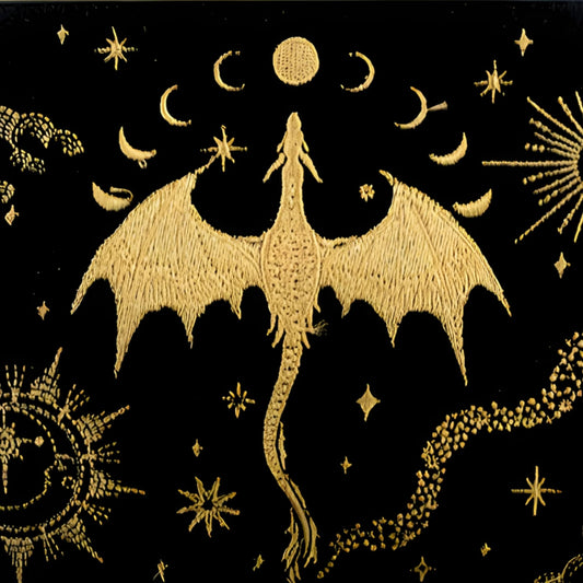Mystical Dragon Kisslock Bag