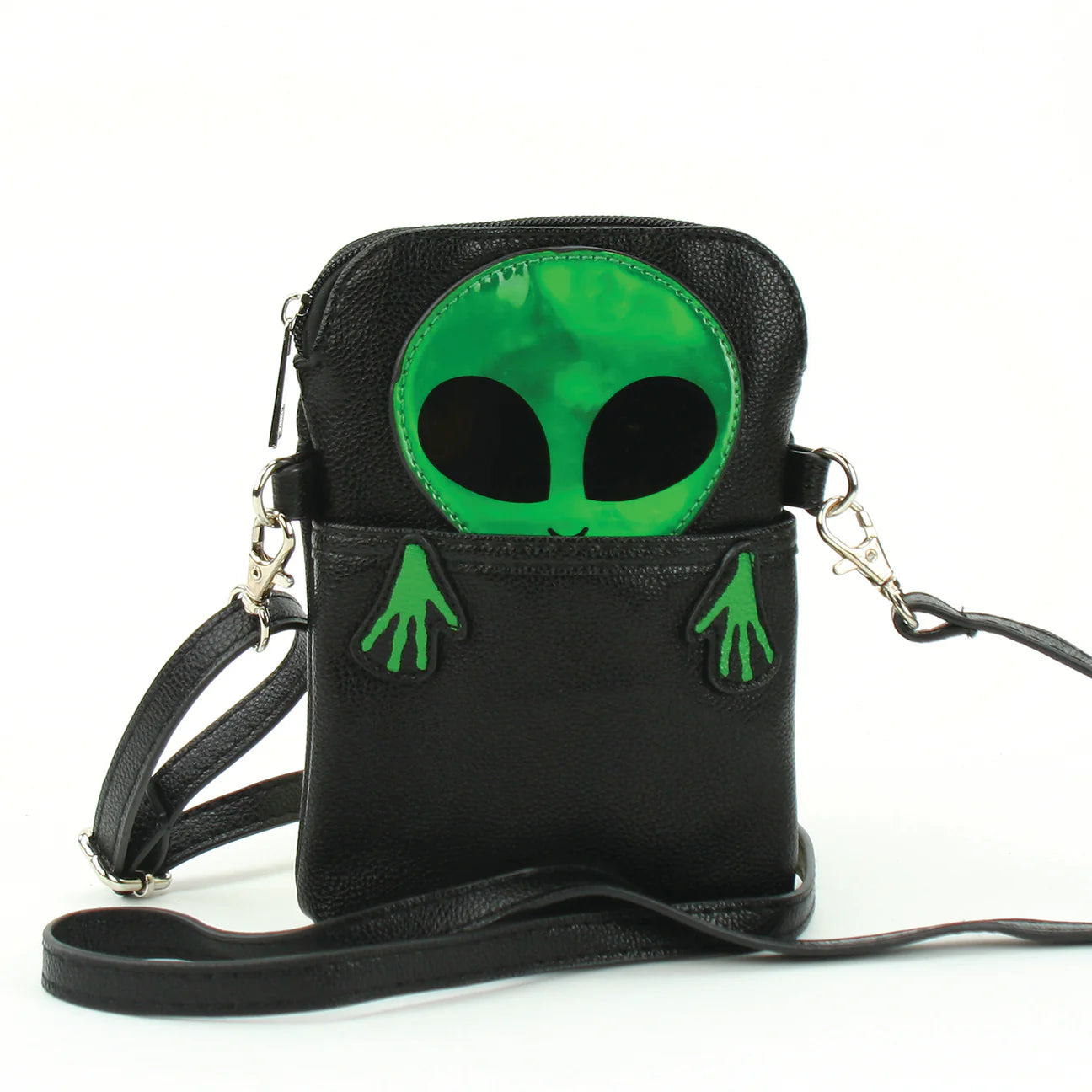 Baby Alien Shoulder Crossbody Bag in Vinyl Material